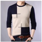 Colorblock Crew-Neck Sweater