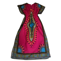 Dashiki Print Midi Dress
