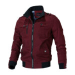 Burgundy Zip Jacket