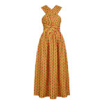 Ankara Halter Maxi Dress