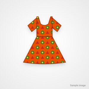 Girls' Ankara Twirl Dress (sample image)