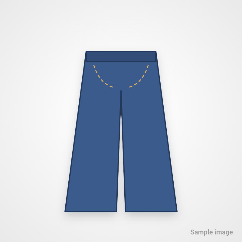 High-Waist Wide-Leg Jeans (sample image)