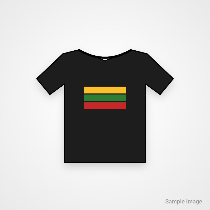 Kente Stripe Graphic Tee (sample image)
