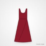 Satin Wrap Evening Dress (sample image)
