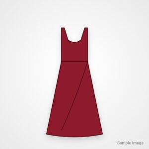 Satin Wrap Evening Dress (sample image)